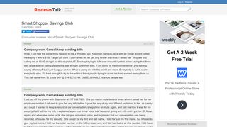 Smart Shopper Savings Club Complaints, Reviews, & Information