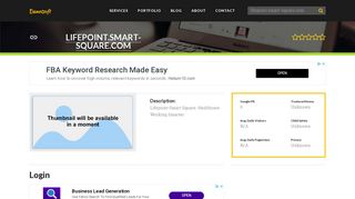 Welcome to Lifepoint.smart-square.com - Login