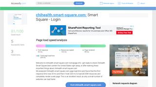 Access chihealth.smart-square.com. Smart Square - Login