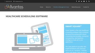 Healthcare Scheduling Software - Avantas Smart Square