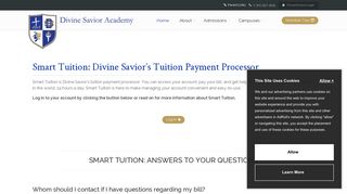 Instructions for first-time users to Smart Tuition | Divine Savior Academy