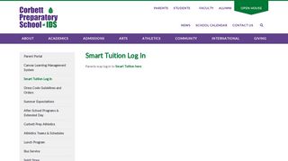 Smart Tuition Log In - Corbett Preparatory School of IDS