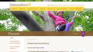 Student Account Billing - Hathaway Brown: Billing