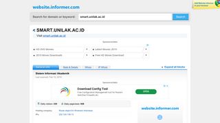 smart.unilak.ac.id at WI. Sistem Informasi Akademik - Website Informer