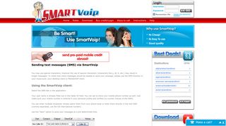 SMS - SmartVoip | The smart way to save on your calls!