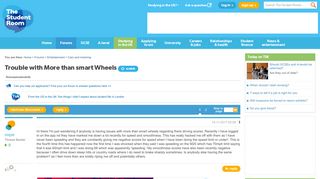 Trouble with More than smart Wheels - The Student Room
