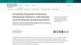 SmartZip Expands Predictive Marketing Platform with Broker and ...