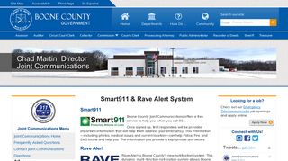 Smart911 & Rave Alert System - Boone County, Missouri