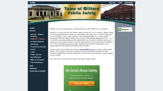 Milford Public Safety - SMART911 Signup