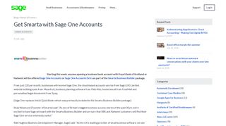 Get Smarta with Sage One Accounts