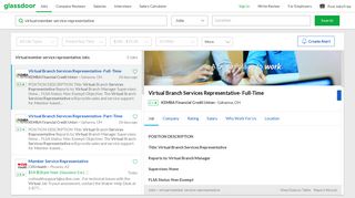 Virtual member service representative Jobs | Glassdoor