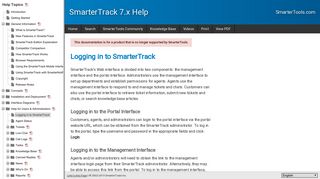 SmarterTrack Help - SmarterTools Online Help