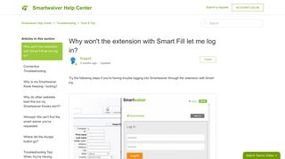 Why won't the extension with Smart Fill let me log in? – Smartwaiver ...