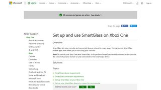 SmartGlass Setup on Xbox One - Xbox Support