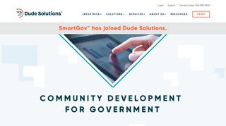 Government Community Development SmartGov | Dude Solutions