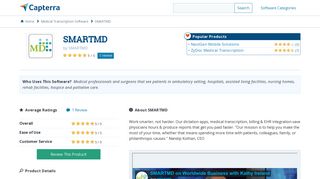 SMARTMD Reviews and Pricing - 2019 - Capterra