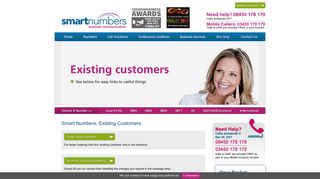 Smart Numbers Existing Customers