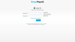 SmartPayroll - Log In