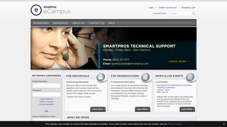 eCampus - HomePage - Smartpros - eCampus