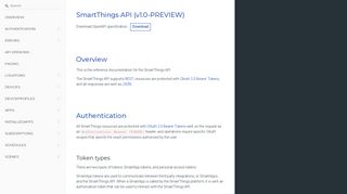 SmartThings API - SmartThings Developers - Samsung