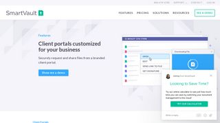 Features - Client Portal - SmartVault