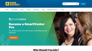 Smartvestor: Help Families Win With Money | DaveRamsey.com