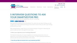5 Interview Questions to Ask Your SmartVestor Pro