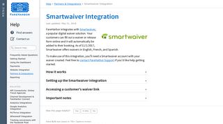 Smartwaiver Integration | FareHarbor