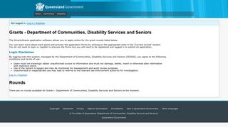 Home Page - Grants - Department of Communities ... - SmartyGrants