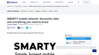 SMARTY mobile network: discounts, data, deals and everything you ...