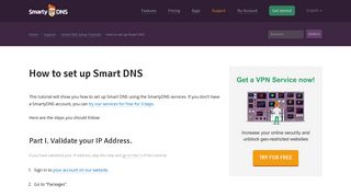How to set up Smart DNS | SmartyDNS