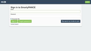 Log In - SmartyPANCE - ReelDx