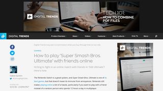 Super Smash Bros. Ultimate: How to Play With Friends Online | Digital ...