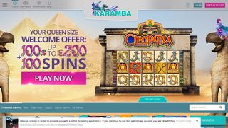 Karamba - Online Casino | £200 Casino Bonus +100 Spins