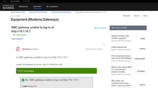 Solved: SMC gateway unable to log in at http://10.1.10.1 - Help ...