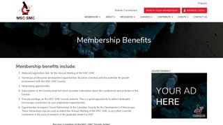 MSC – The benefits of being a member of the Society