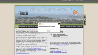 Sign Up - Villages of San Mateo County