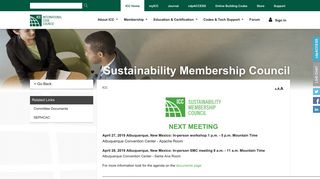 Sustainability Membership Council - ICC