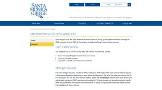 Santa Monica College Wireless