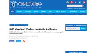 SMC Wired And Wireless Lan Guide And Review - TweakTown