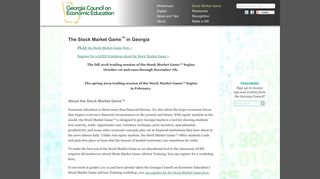 Stock Market Game - Georgia Council on Economic Education