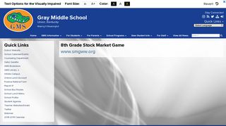 8th Grade Stock Market Game - Gray Middle School