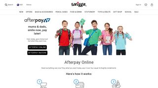 afterpay - Smiggle