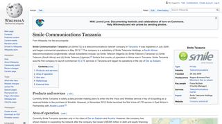 Smile Communications Tanzania - Wikipedia