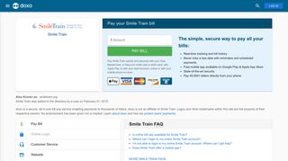 Smile Train: Login, Bill Pay, Customer Service and Care Sign-In - Doxo