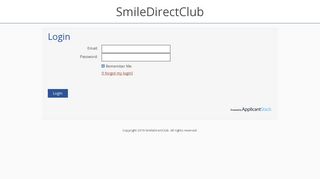 https://smiledirectclub.applicantstack.com/o/x/login