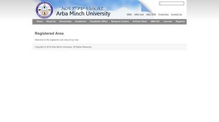 Login - Arba Minch University