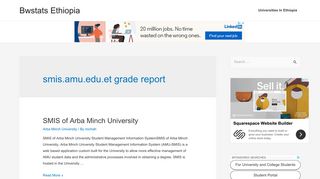smis.amu.edu.et grade report Archives - Bwstats Ethiopia