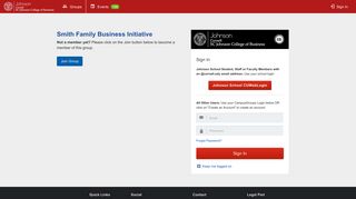 Login - Student Activities & Special Events | Smith Family Business ...