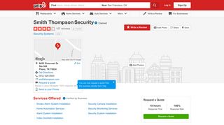 Smith Thompson Security - 109 Reviews - Security Systems - 6652 ...